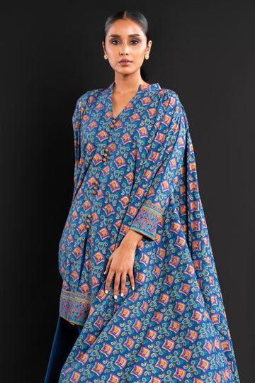 Alkaram Studio FC-C-26D-24-Dark-blue Online Shopping